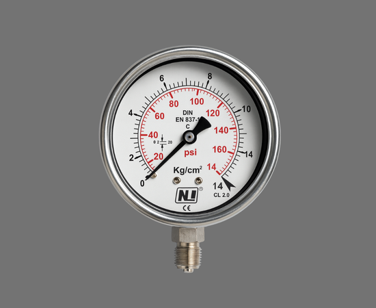 SS Commercial Weatherproof Pressure GaugeProducts Supplier in Kuwait