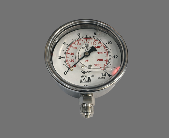 SS Commercial Weatherproof Pressure GaugeProducts Supplier in Kuwait